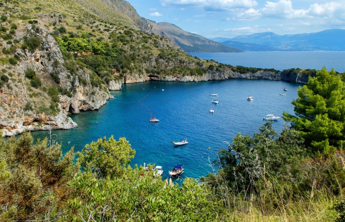 Scorcio di Porto Infreschi a Marina di Camerota
