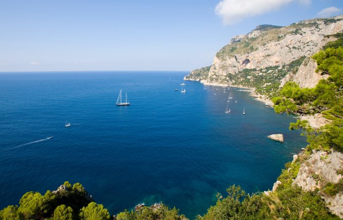 Spiaggia della Tragara a Scario in Cilento